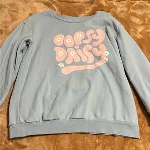 art class Light Blue 'Oopsie Daisy' Kids Sweater